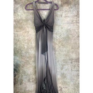 Gray Ombre Formal Dress
